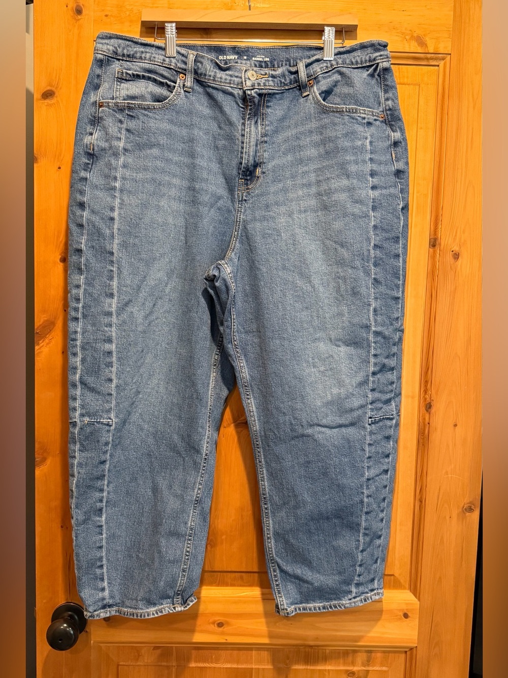 Old Navy Medium Blue Relaxed Barrel Jeans